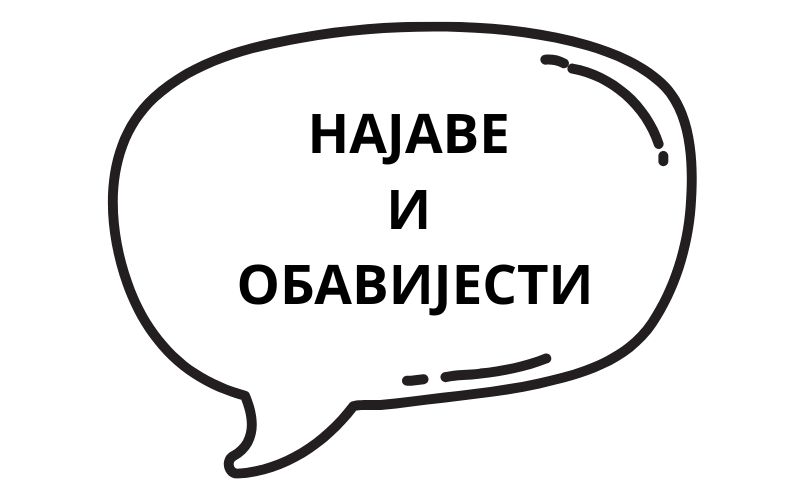 Najave i obavijesti